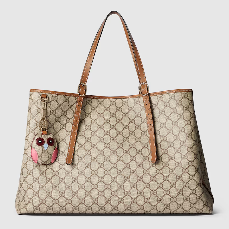 GG Emblem large tote bag
