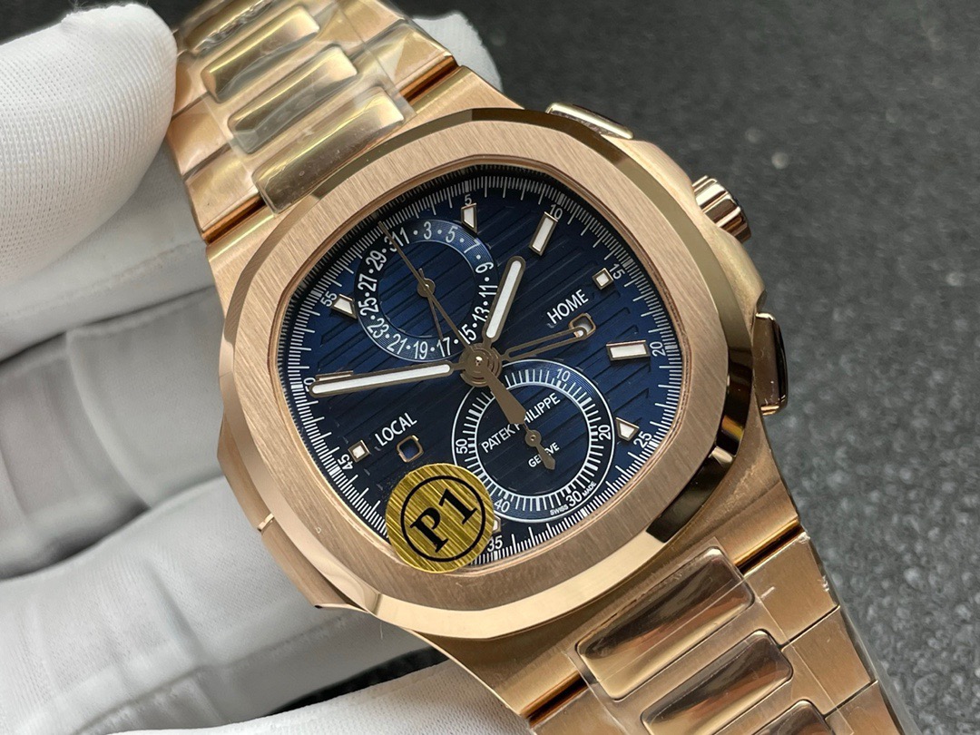 Patek Philippe Nautilus ref 5990/1R‑001 40.5mm Rose Gold