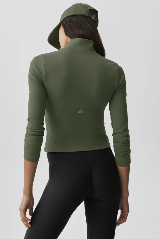 ALO Softsculpt Precision 1/4 Zip Long Sleeve