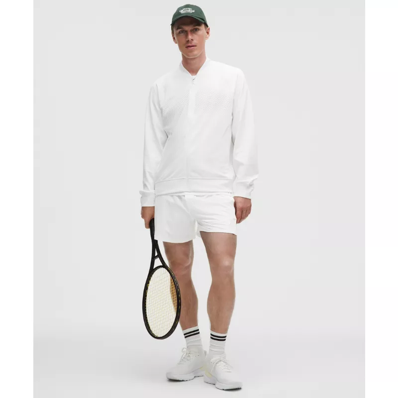 Striped Mesh Tennis Short 5