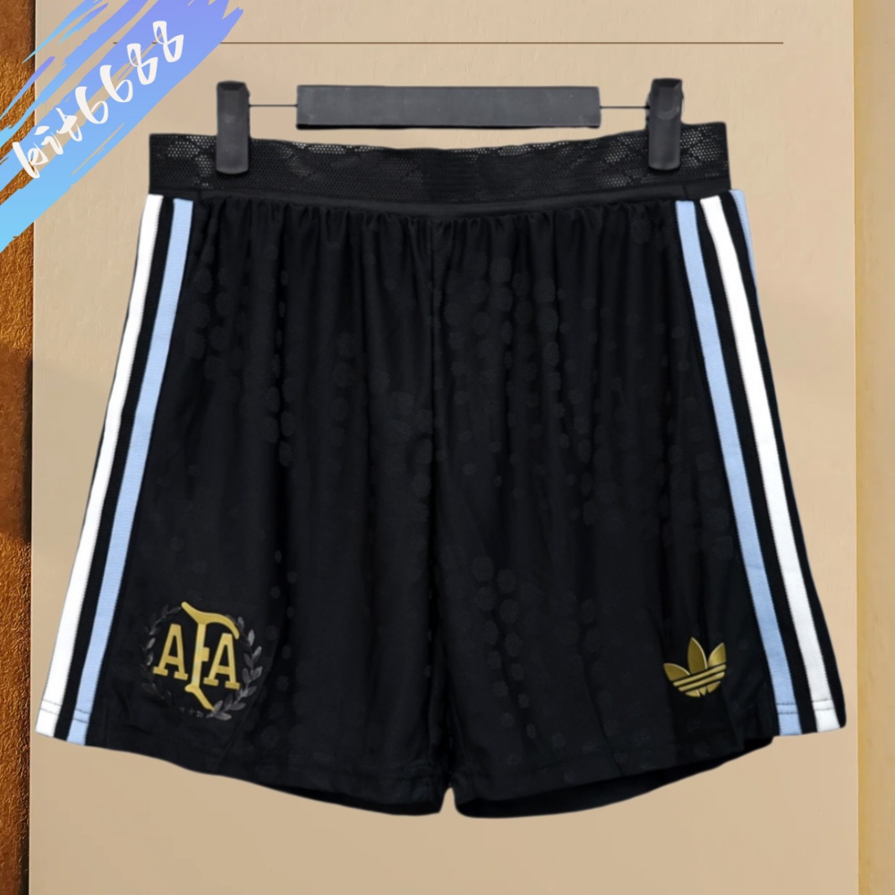 2025/2026 Argentina black football shorts