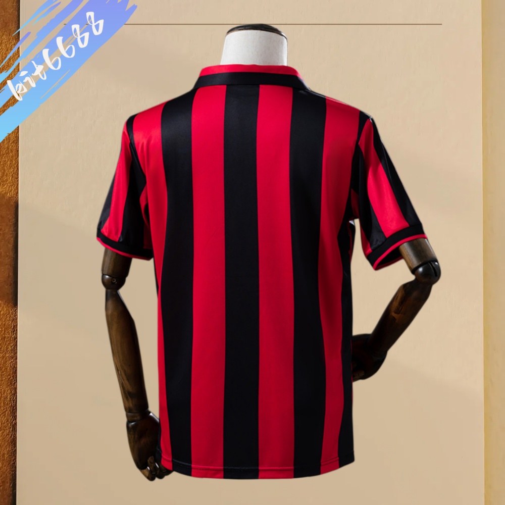 1990/1991 AC Milan Home Retro Football Shirt (Fan Edition)