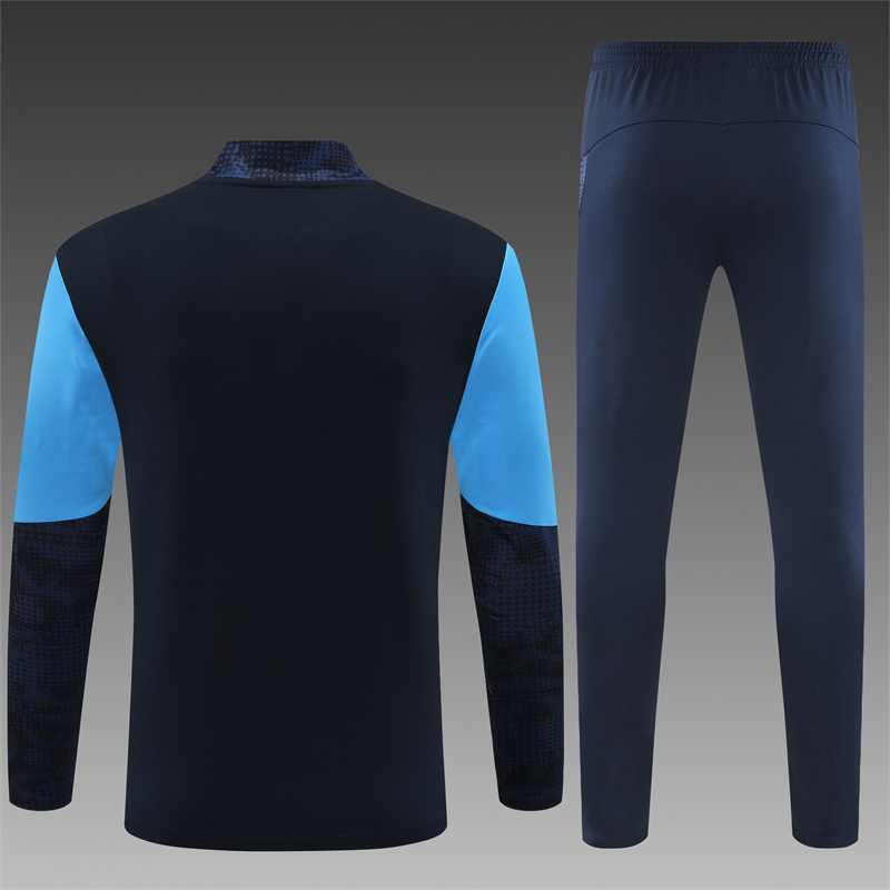 25/26 Marseille Half Pull Training Training Suit (Adult and Children's Set)