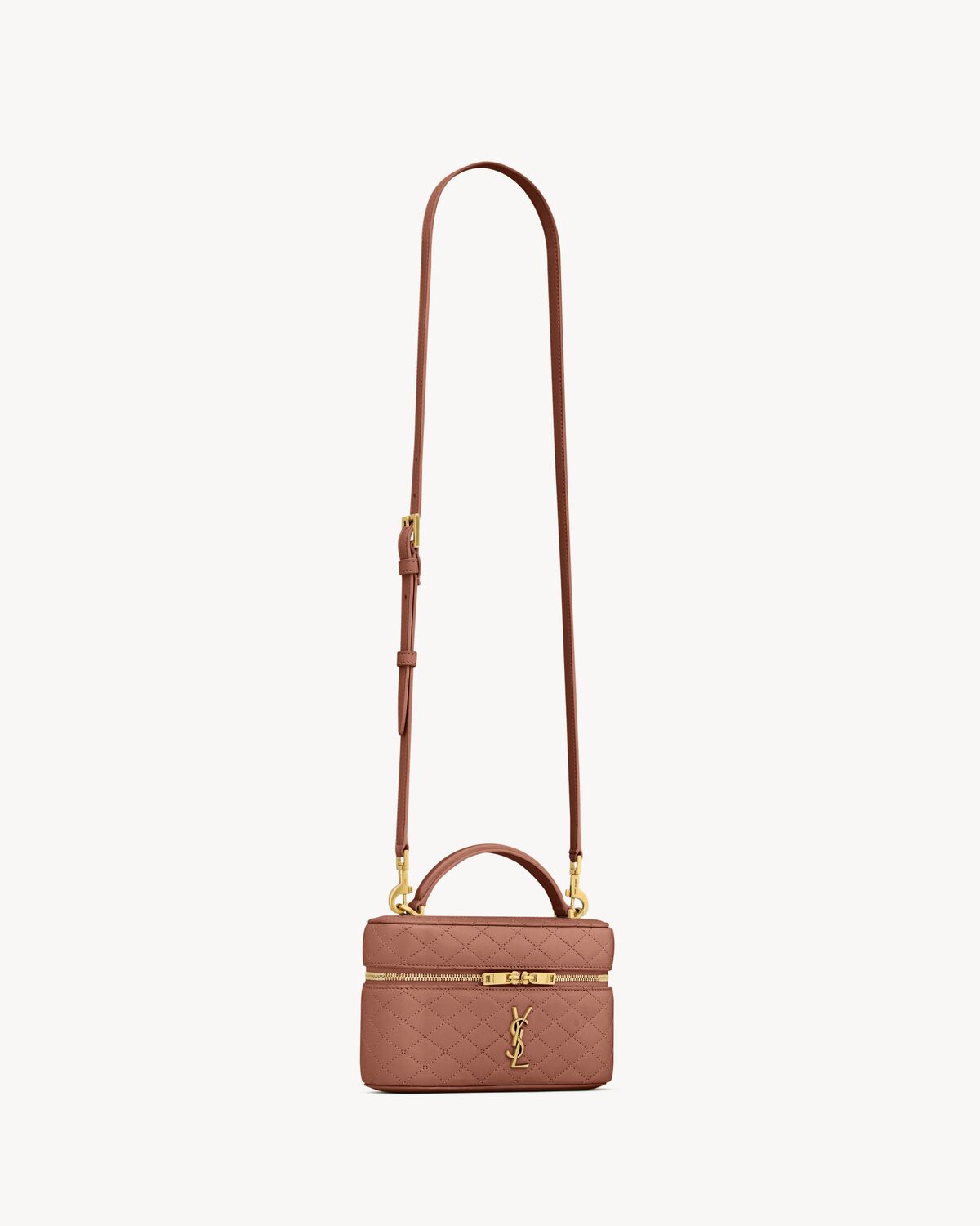 gaby vanity bag in lambskin BARELY PINK