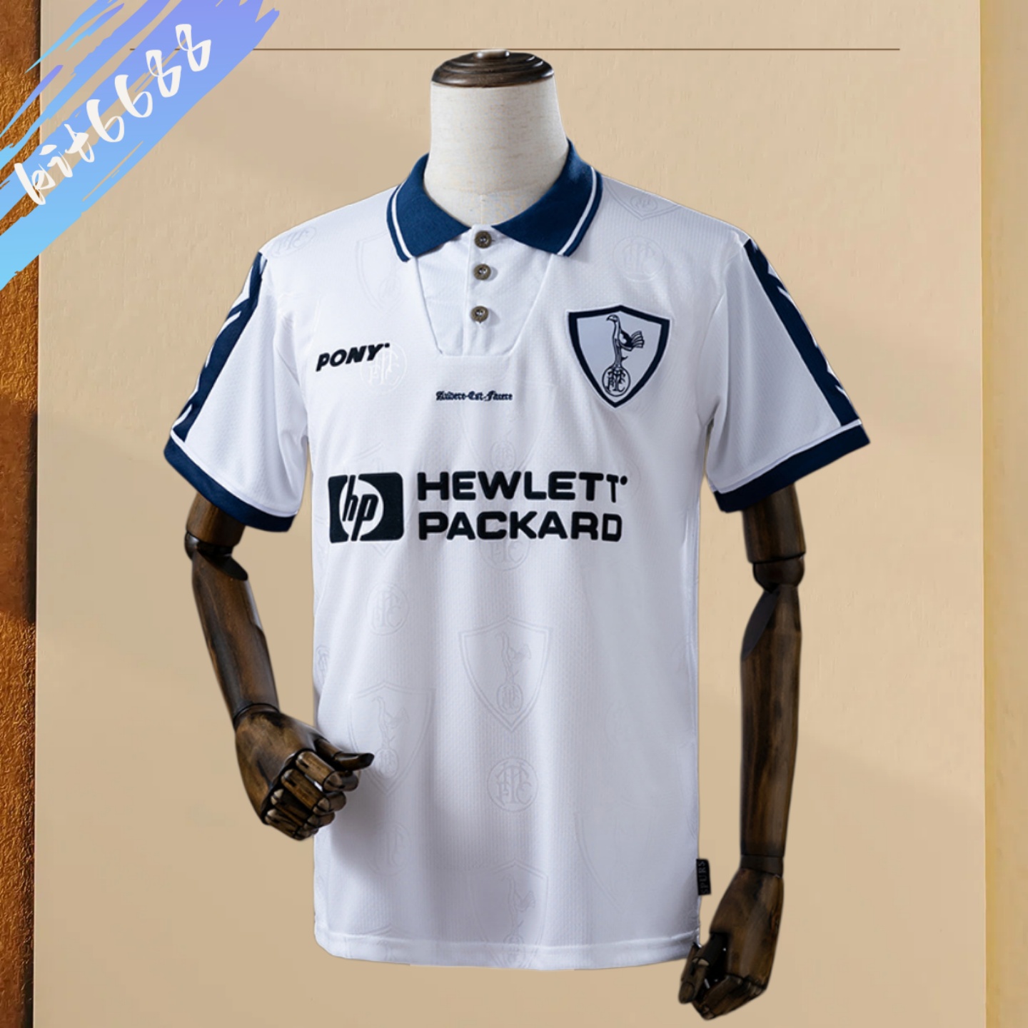 1995/1997 Tottenham Hotspur Home Retro  Football Shirt (Fan Edition)