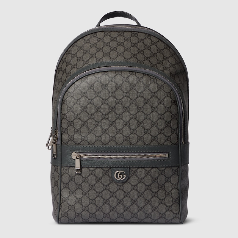 Ophidia medium backpack Grey leather trim