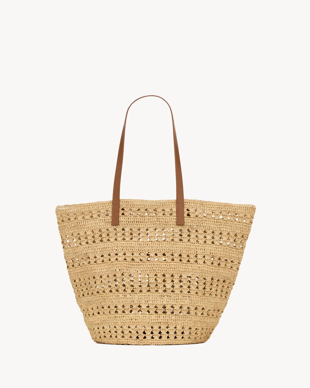 panier medium bag in raffia NATUREL