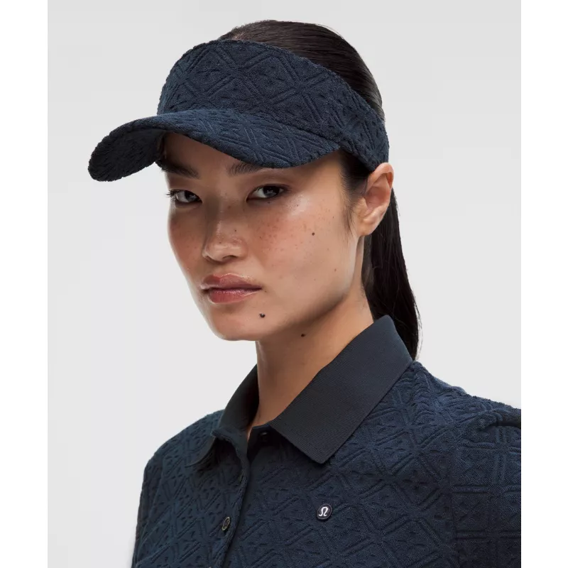 Removable Sweatband Terry Jacquard Visor