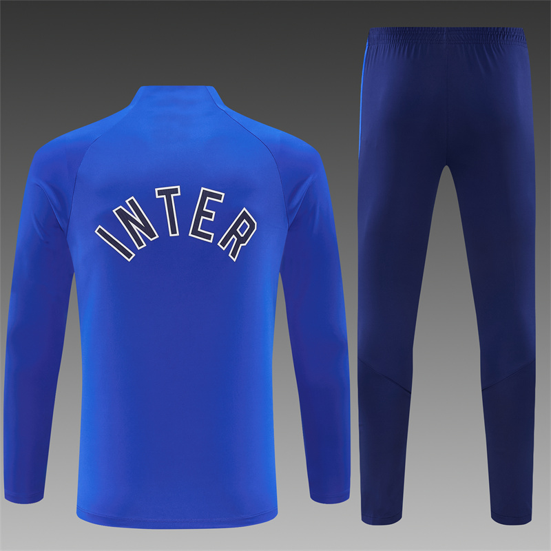 26/27 Inter Milan Half Pull Training Uniform (adult Kids Kit)