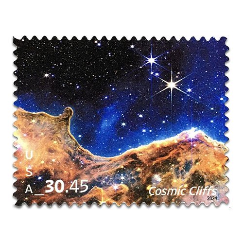 2024 Cosmic Cliffs forever stamps