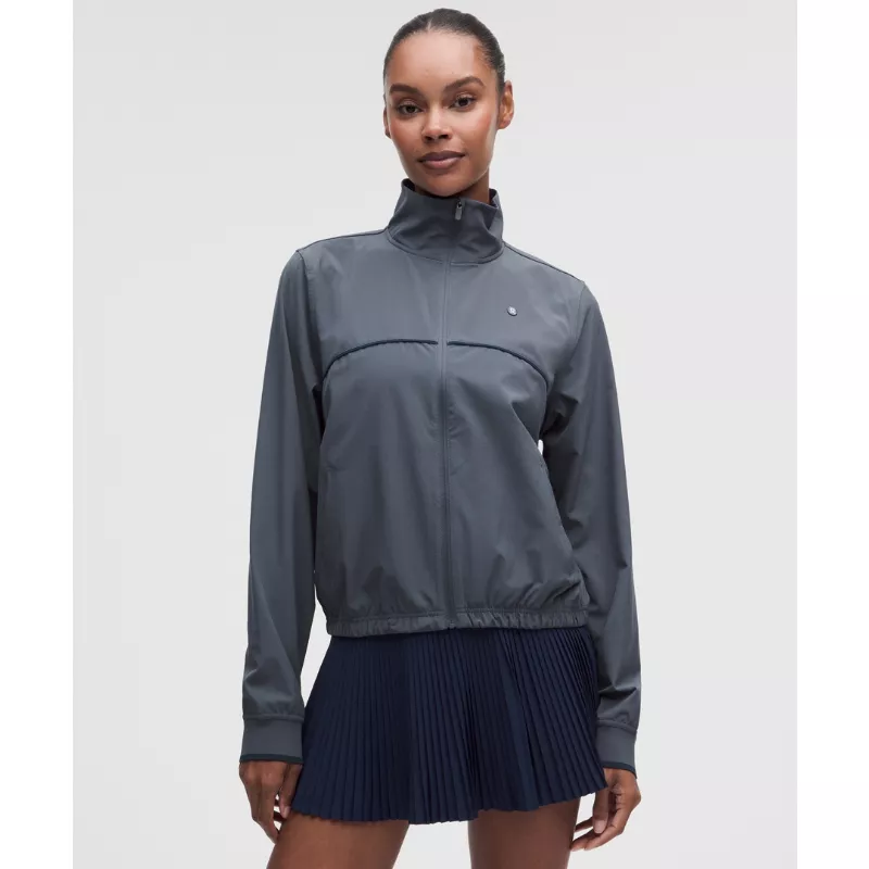 Court Rival Tennis Track Jacket Stitched Logo