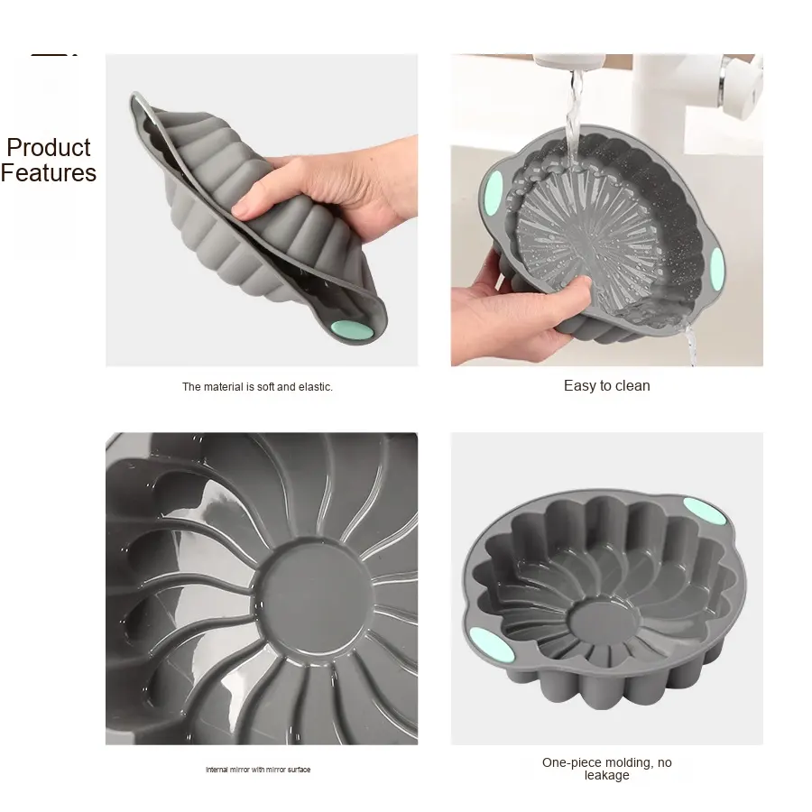 Custom Multi-Shape Silicone Cake Mold Set, Food Grade Baking Tools