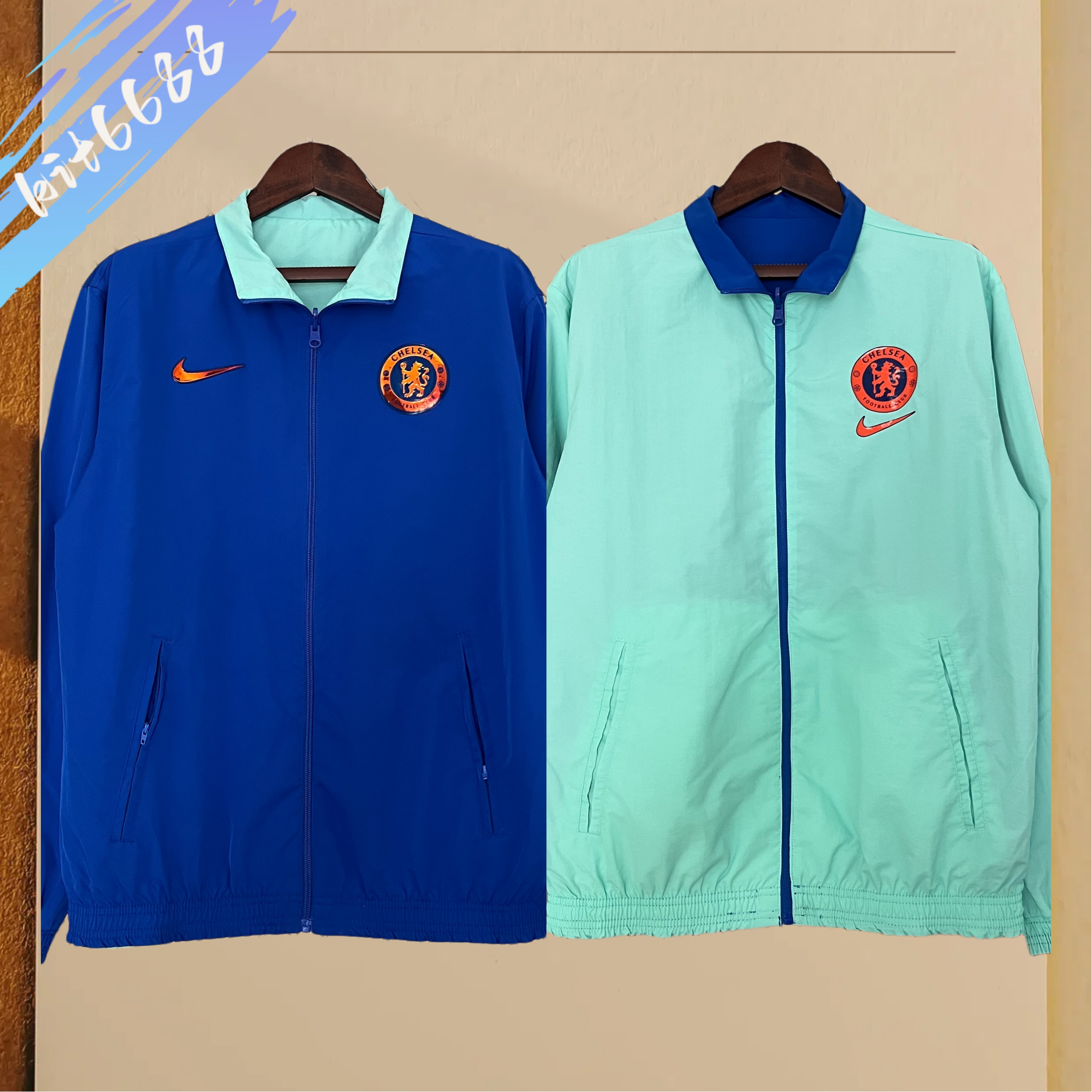 2025/2026 Chelsea double-sided Football Shirts Windbreaker