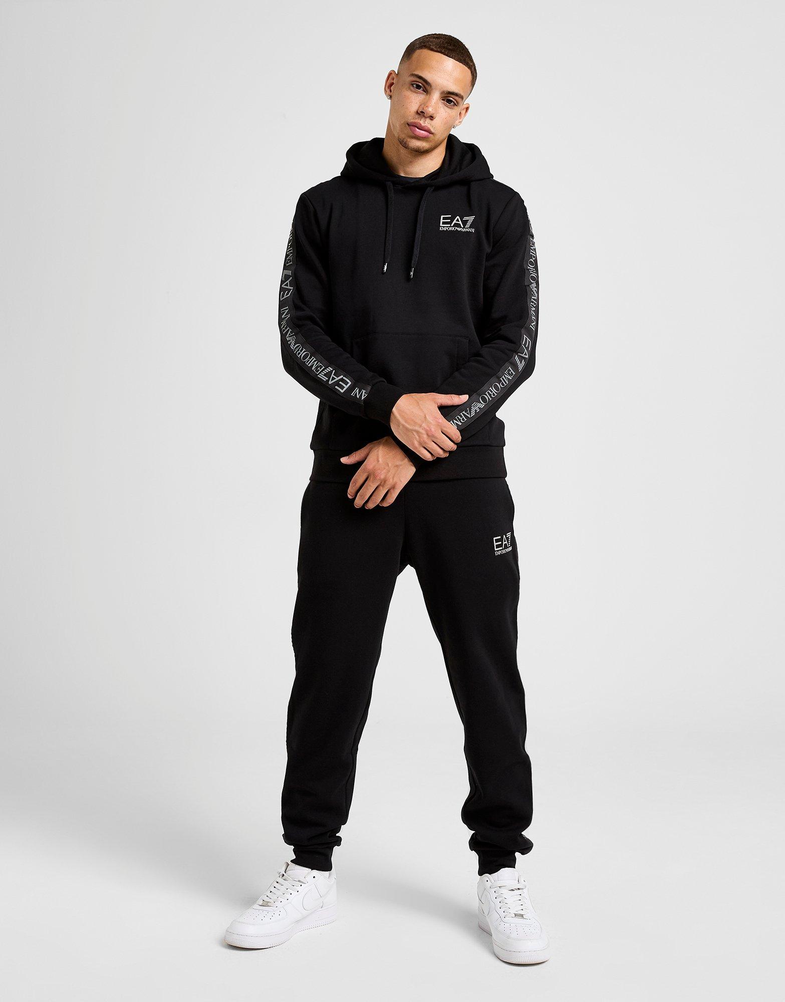 EA7 Emporio Armani Reflective Tape Hooded Trainingsanzug