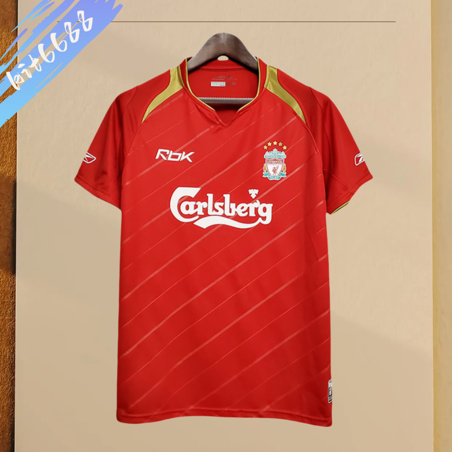 2005/2006 Liverpool Retro Home Football Shirt