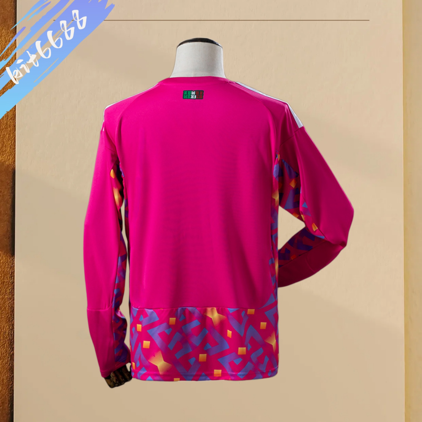 2026 Mexico Goalkeeper Long-Sleeve  Football Shirt （Fans version）