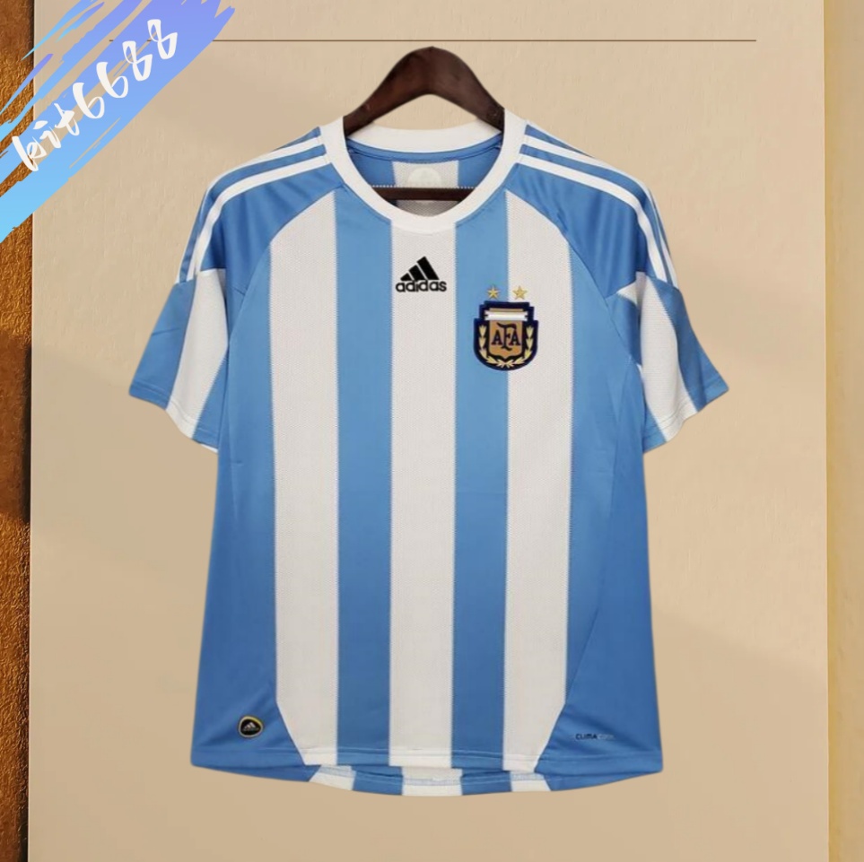 2010 Argentina Home Retro Football Shirt