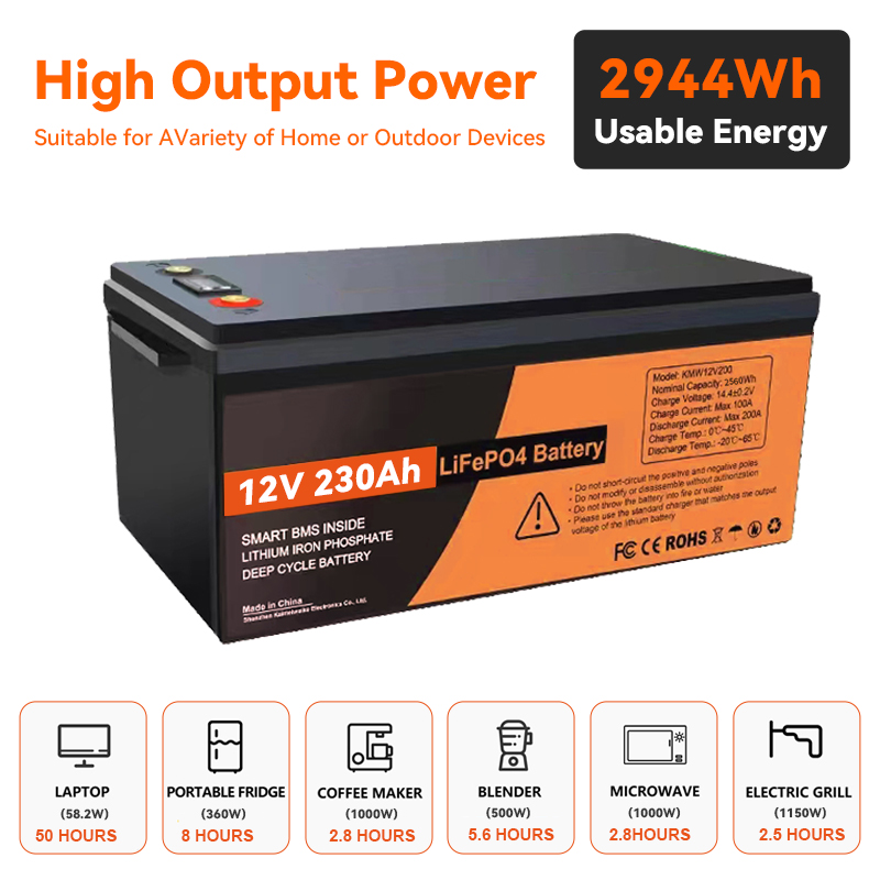 Lithium Ion Batteries Pack 12v 230ah