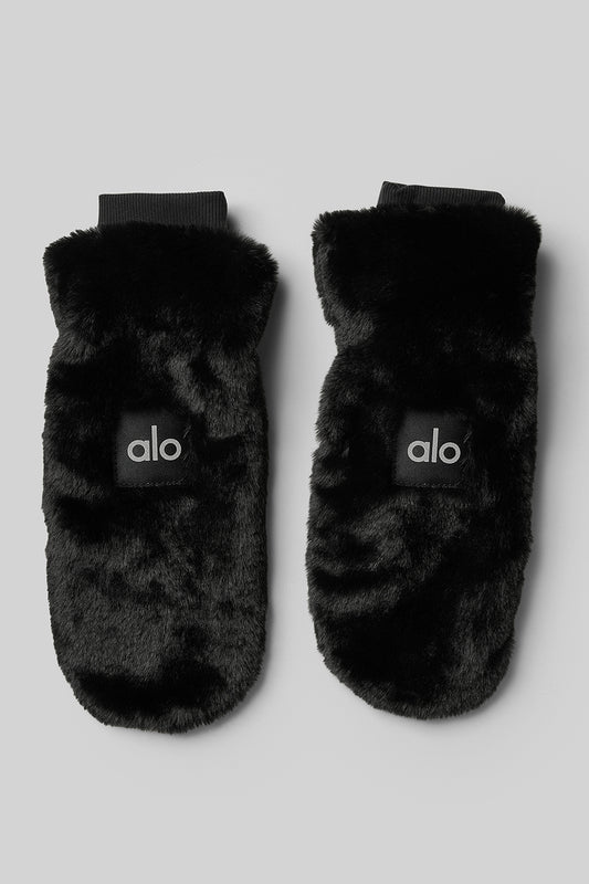 Faux Fur Mittens