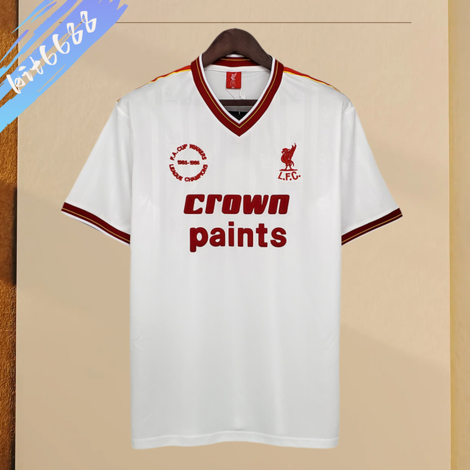 1985/1986 Liverpool Retro Away Football Shirt