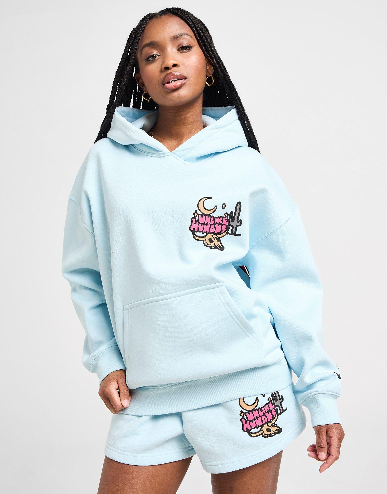 Unlike Humans Cactus Overhead Hoodie Damen