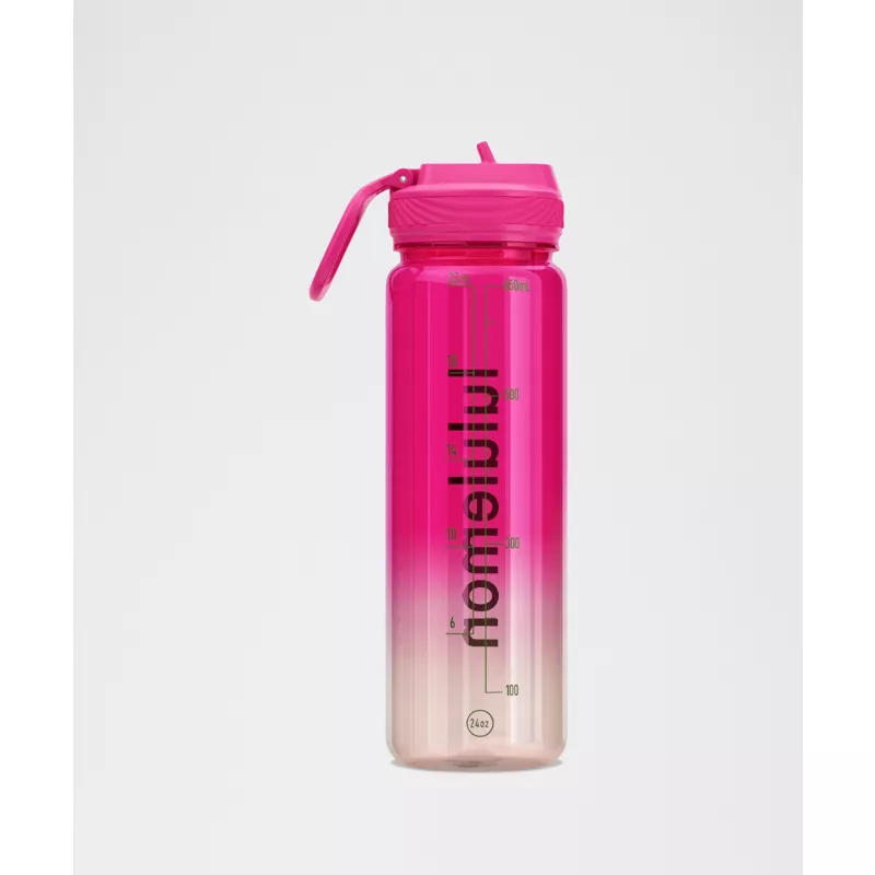 Back to Life Clear Bottle 24oz Straw Lid