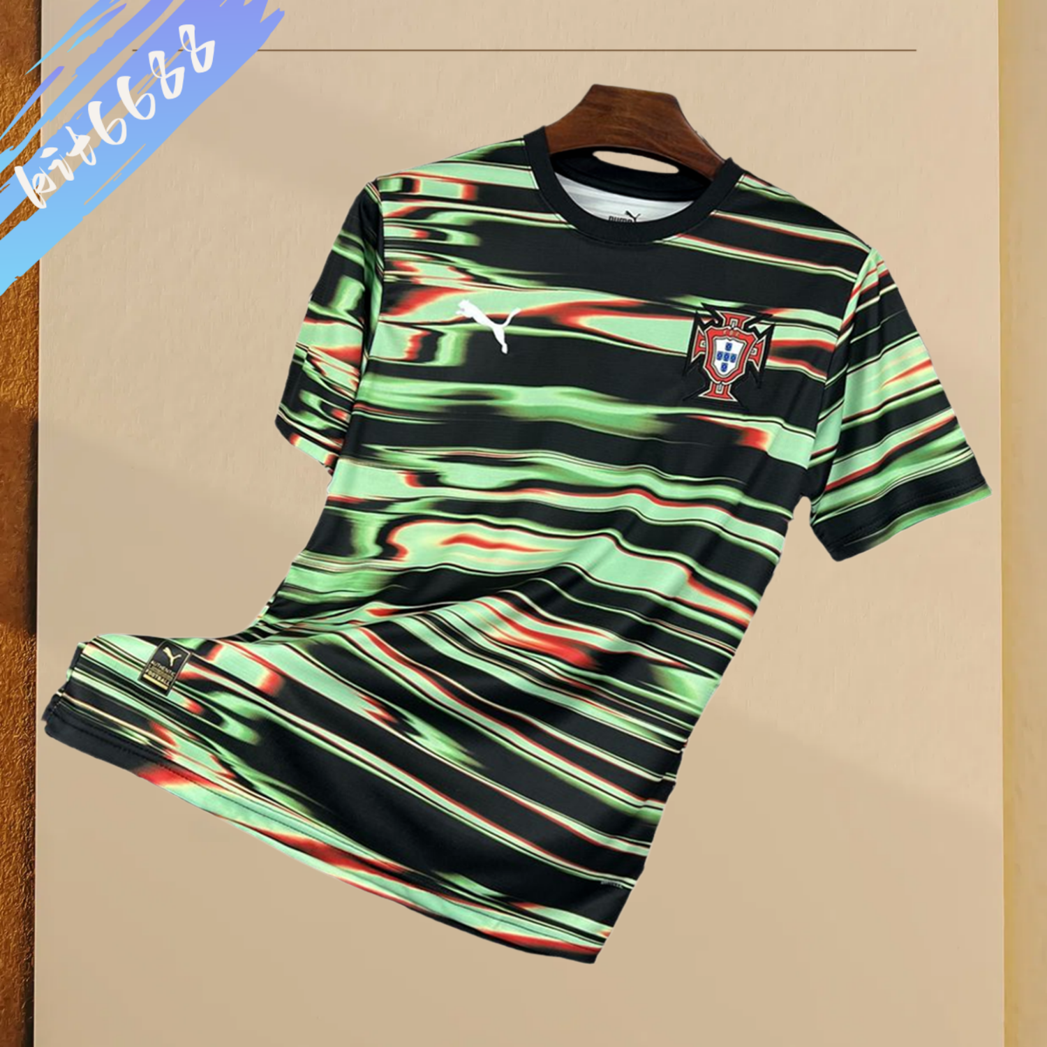 2025/2026 Portugal Pre-match Training Football Shirt （Fan Edition）