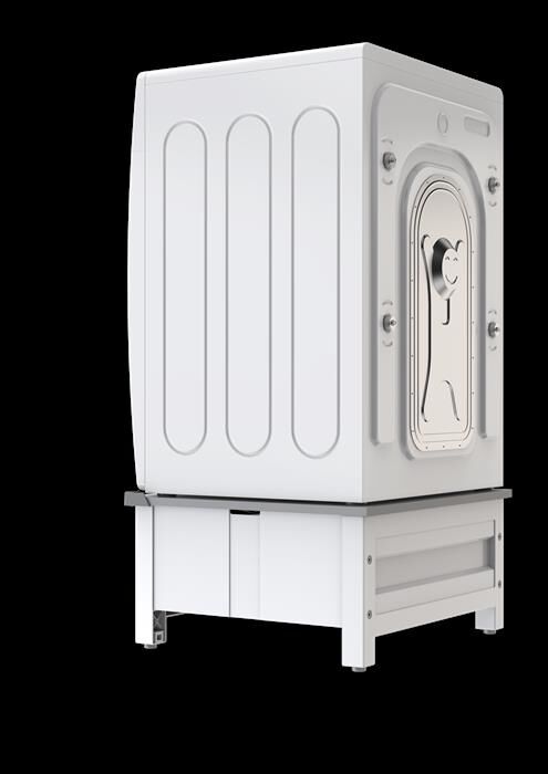 MELICONI - BASE SPACE BRIDGE-Struttura bianca, ripiano grig