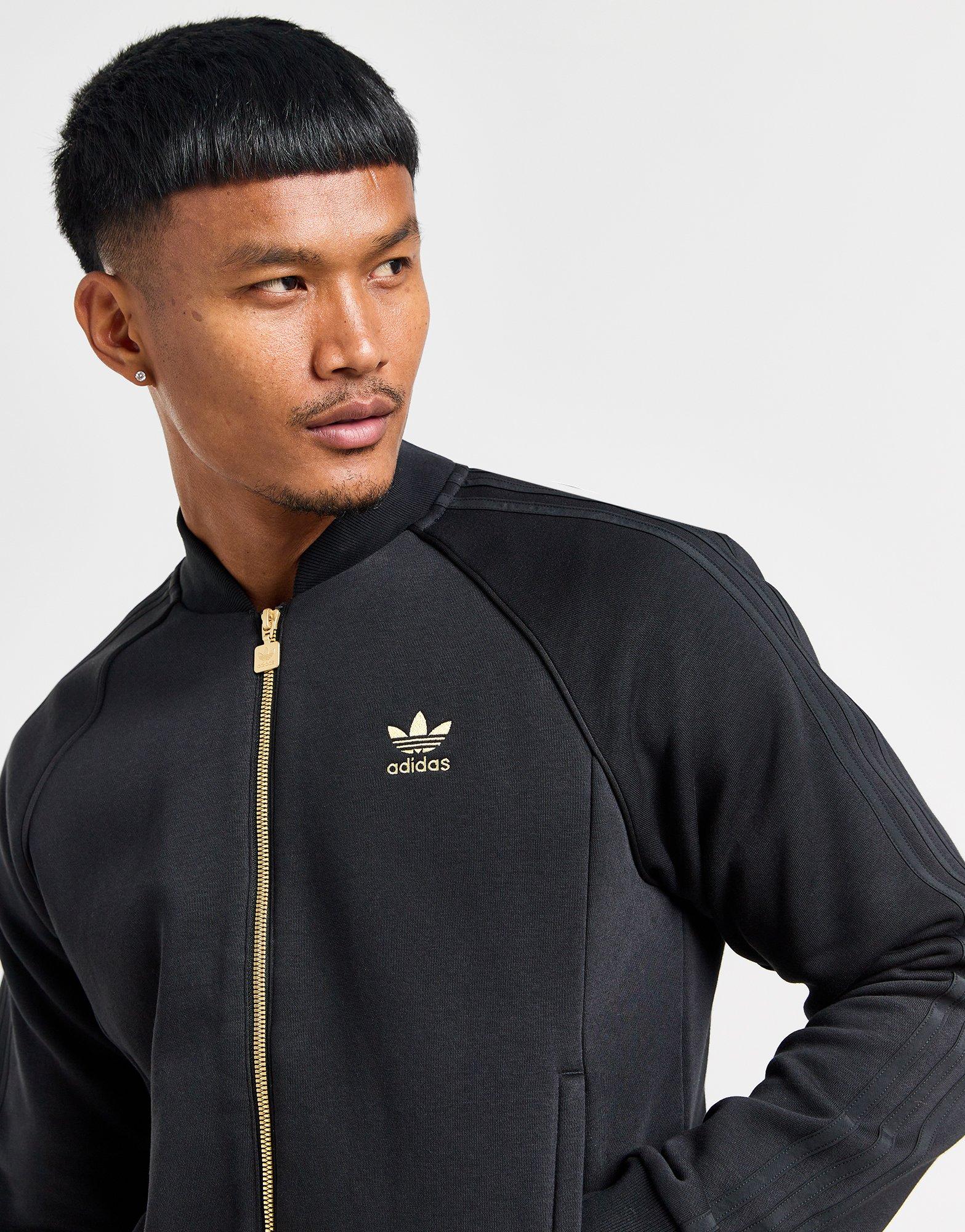 adidas Originals 3-Stripes Fleece Track Top