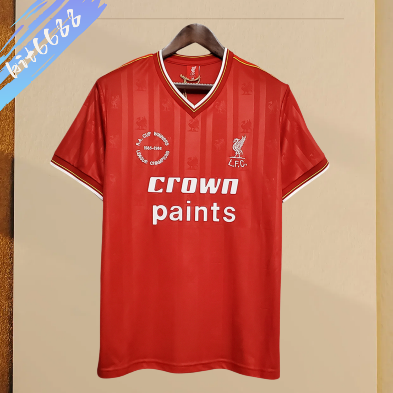 1985/1986 Liverpool Retro Home Football Shirt