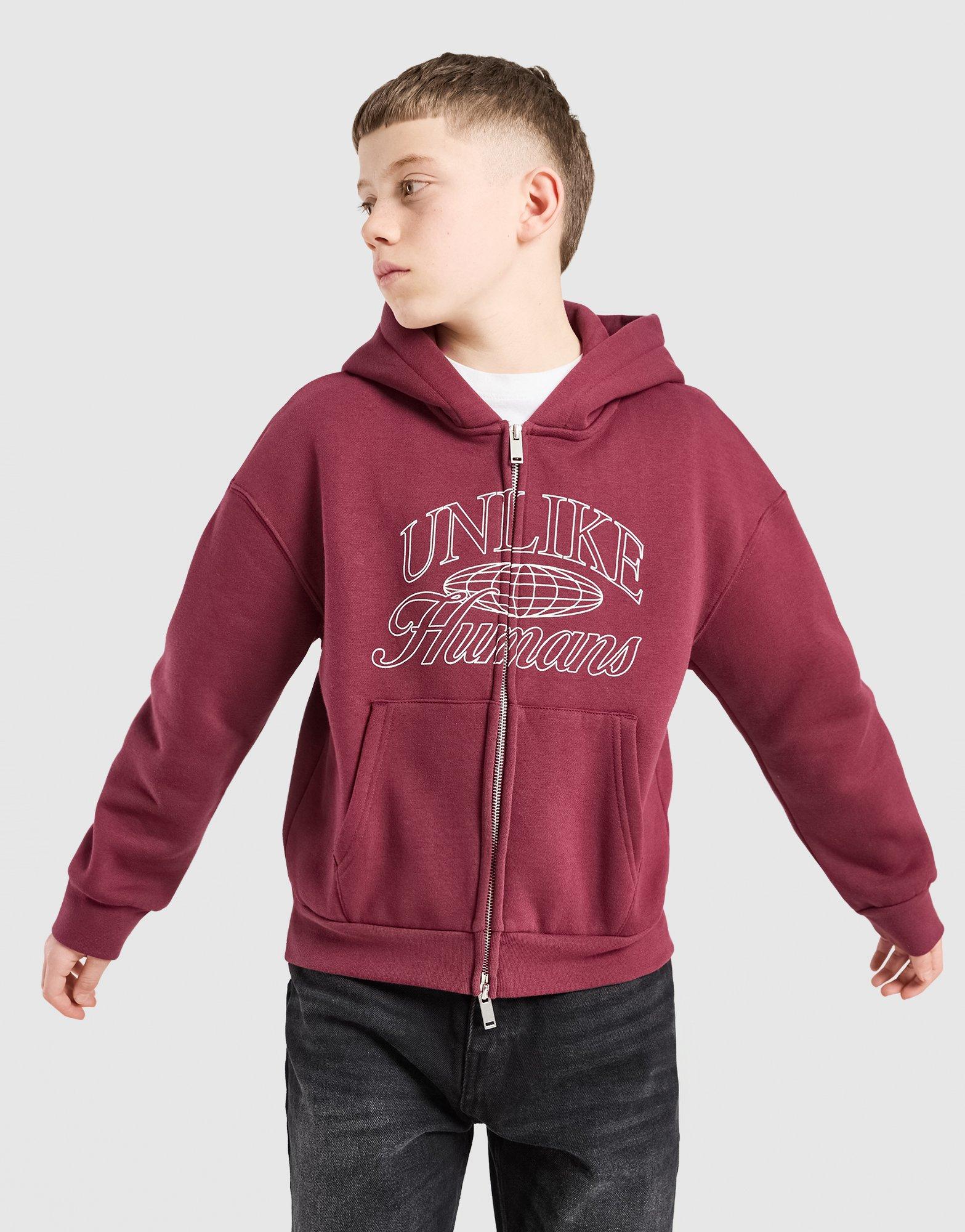 Unlike Humans International Full Zip Hoodie Junior