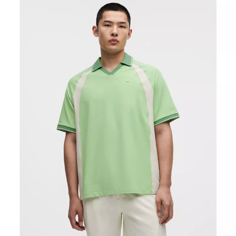 UV-Protective Relaxed-Fit Golf Polo Shirt