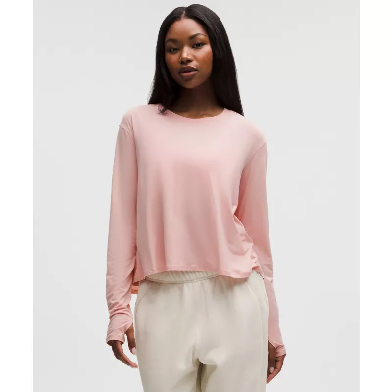 Modal Relaxed-Fit Lounge Long-Sleeve Shirt