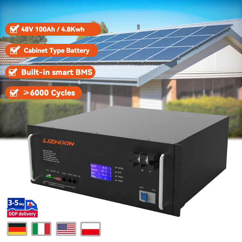 Rack mounted battery 48v 100ah