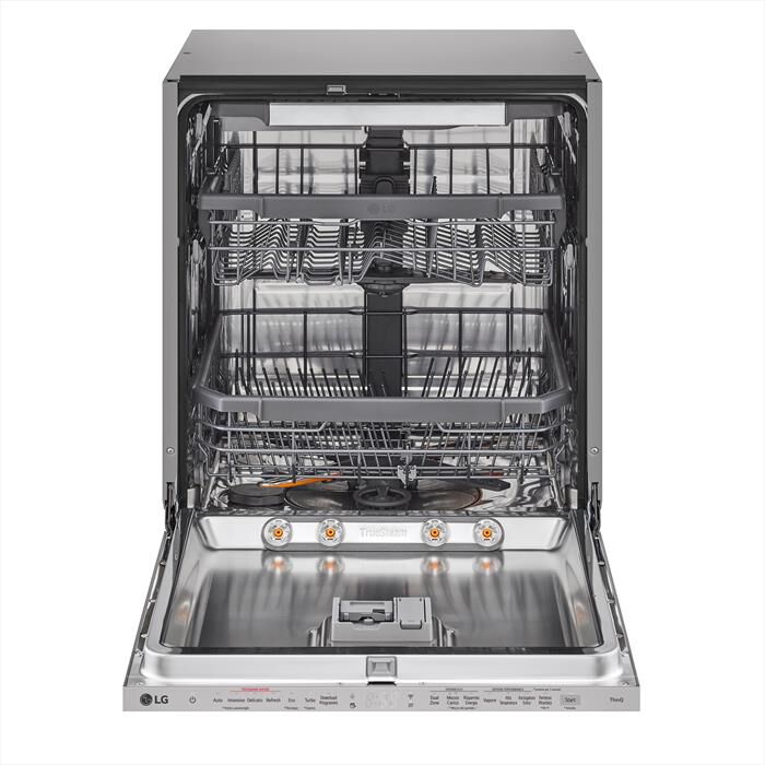 LG - Lavastoviglie QUADWASH DB365TXS Classe B 10coperti-Acciaio inossidabile
