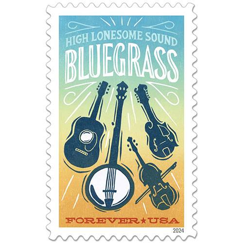 2024 Bluegrass Guitar Forever Stamps