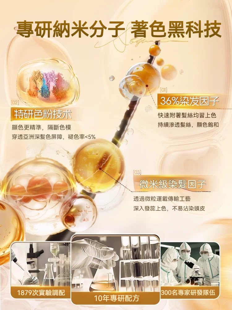 蜜糖橘棕色 染髮劑 超顯白髮色 植物染髮 免漂溫和天然染髮劑 到手兩盒裝 送全套染髮工具+髮膜