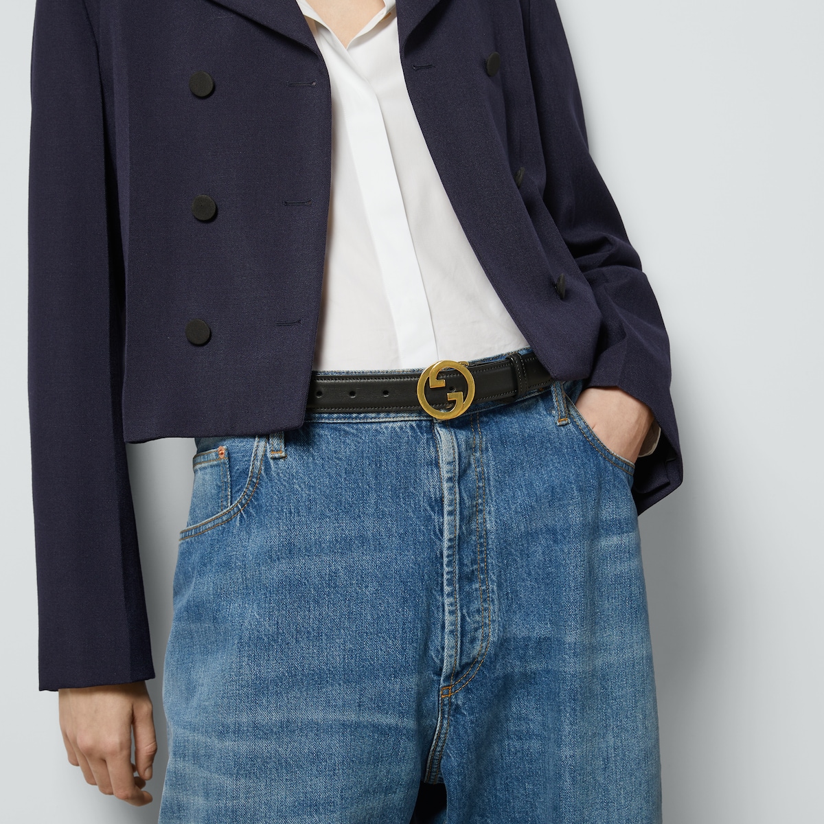 Gucci Blondie belt Black leather