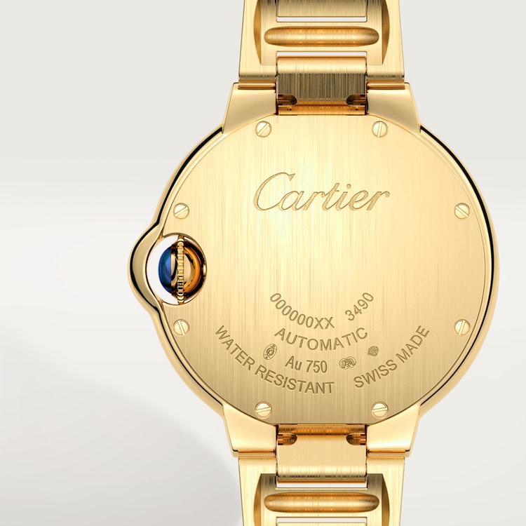 Ballon Bleu de Cartier watch Silver sunray-effect dial 33 mm