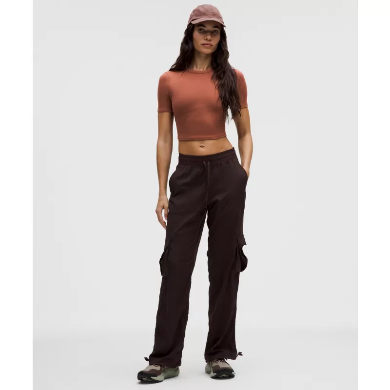 Hold Tight Straight-Hem Cropped T-Shirt