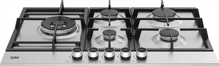 BEKO - Piano cottura a gas HIAL75225SXE 75 cm-Inox