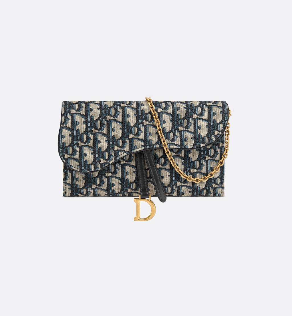 Long Saddle Wallet with Chain