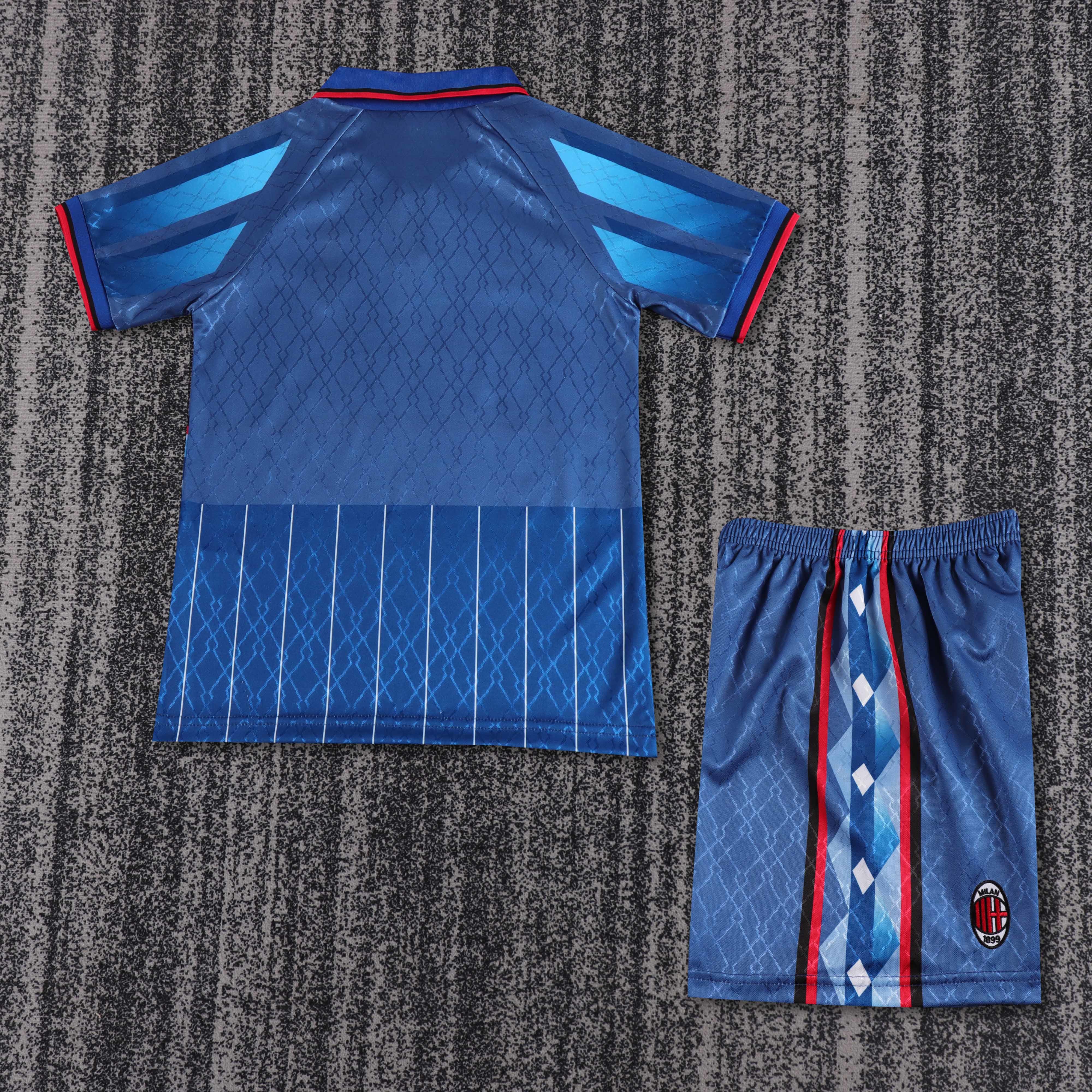 1995/1996 AC Milan Away Retro Football Jersey (Kids Kit)
