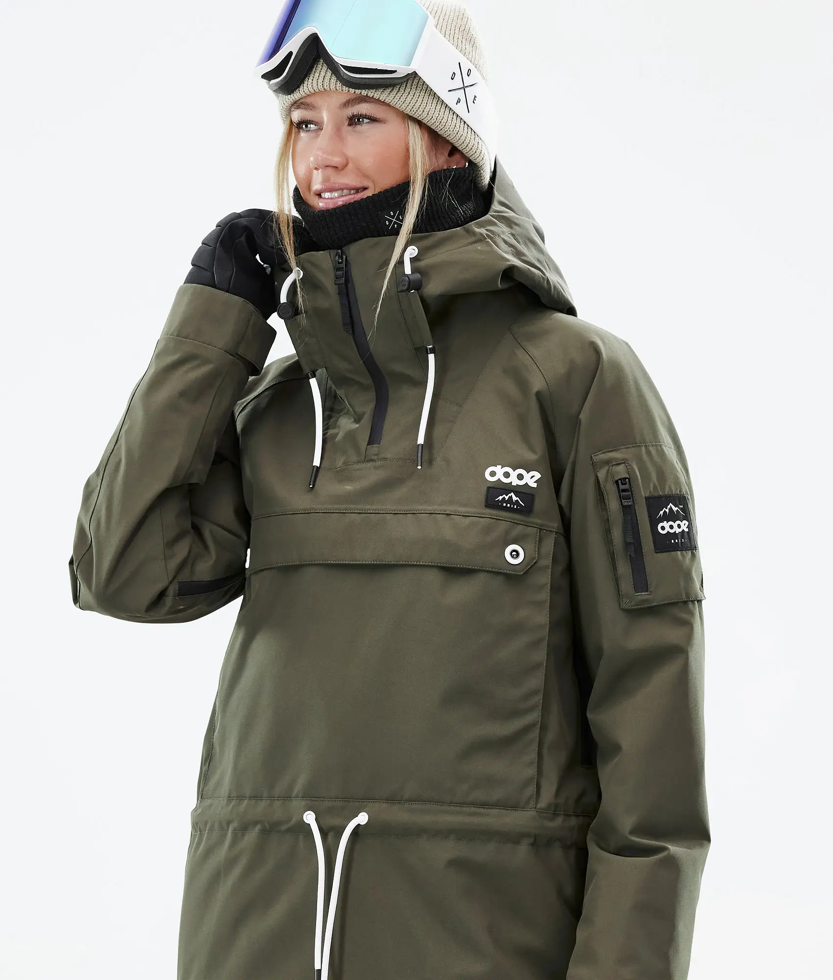 Annok W Snowboard Jacket Women Olive Green