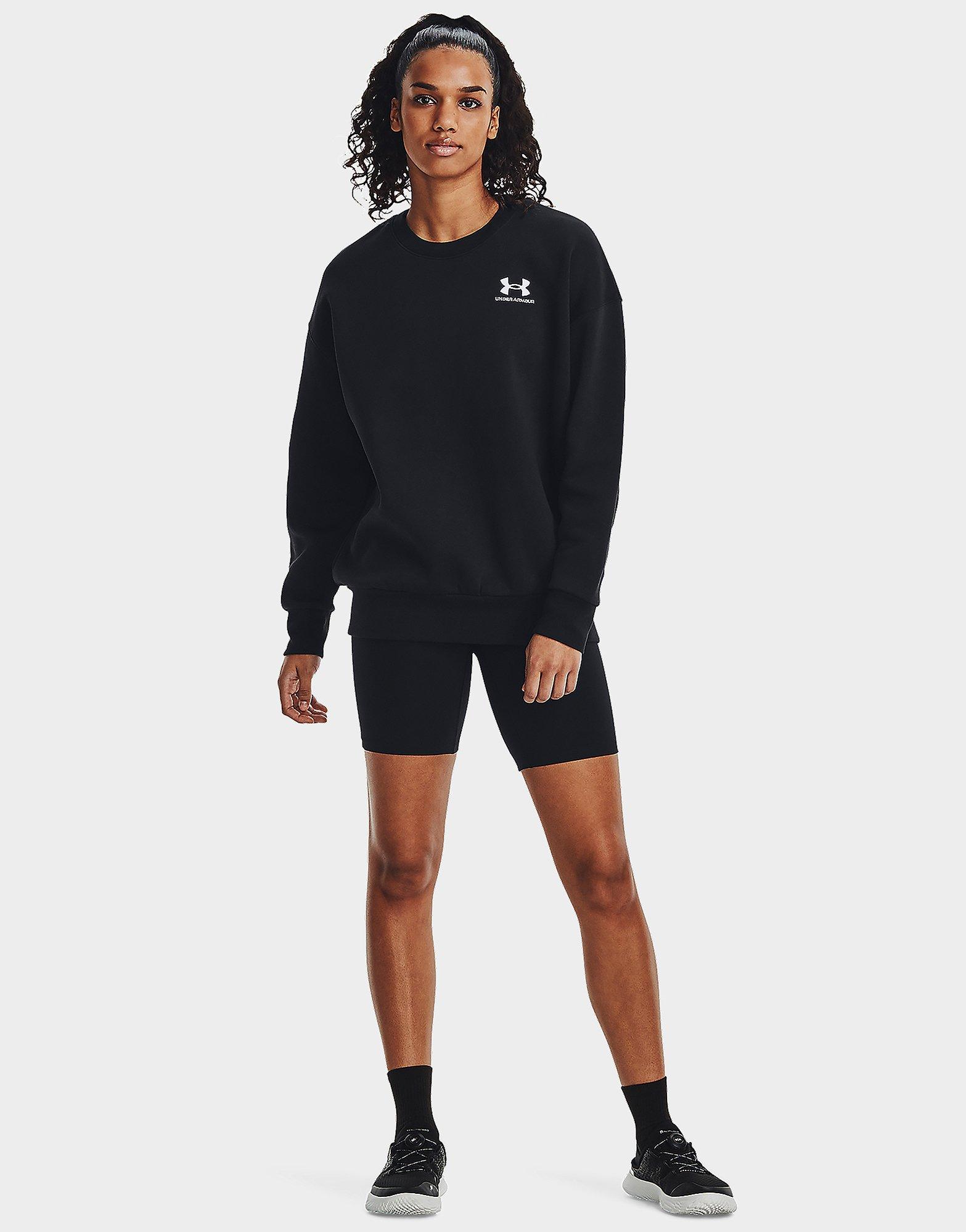 Under Armour Icon Fleece Oversize-Oberteil mit Rundhalsausschnitt
