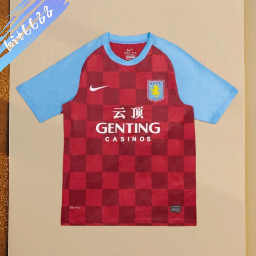 2011/2012 Aston Villa Home Retro Football Shirt