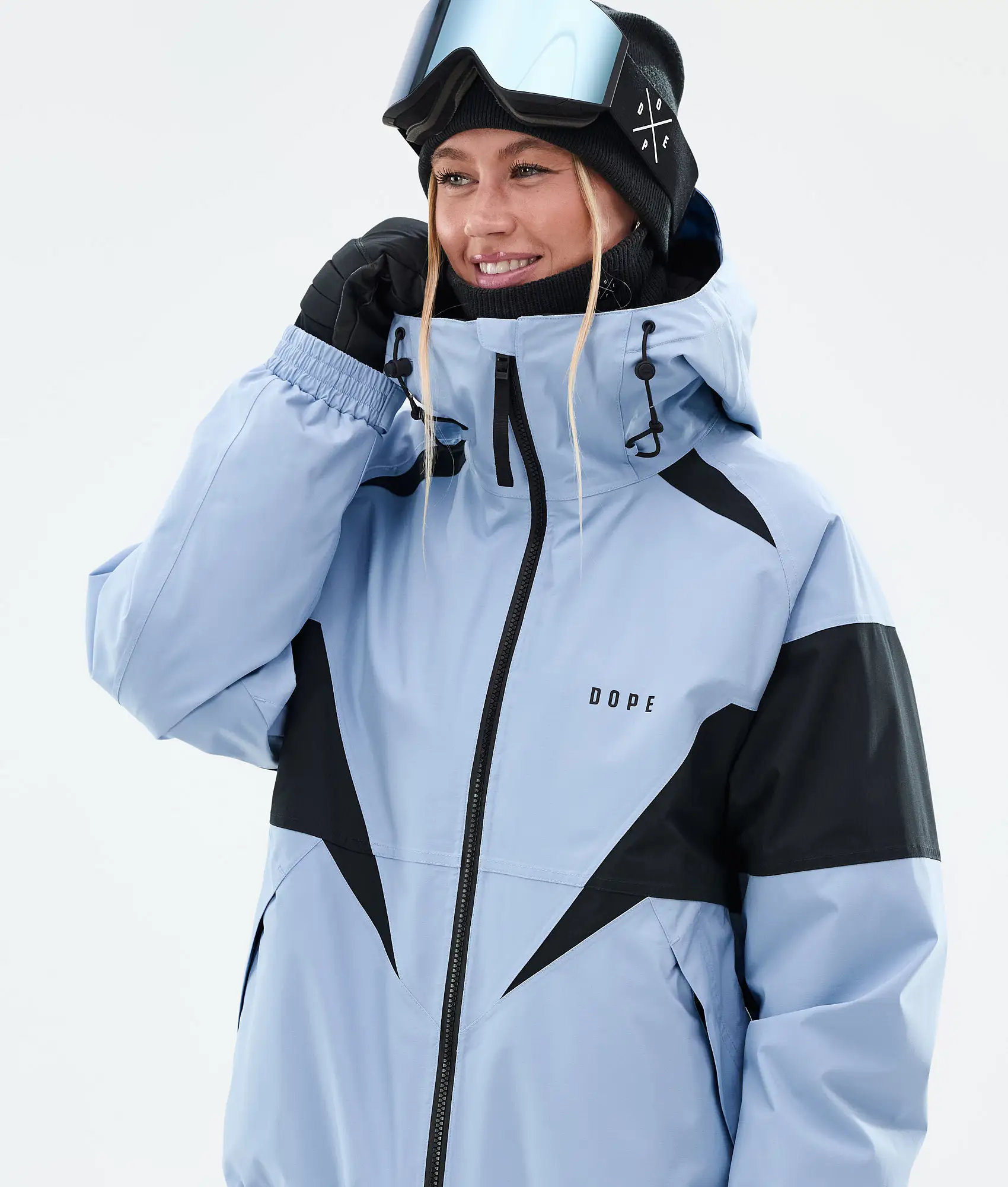 Spartan W Snowboard Jacket Women Spike Light Blue/Black