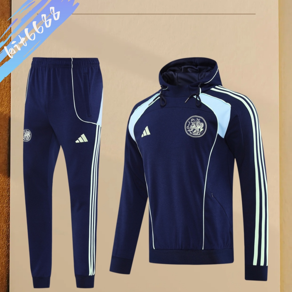 25/26 Ajax hoodie Full Zipper Training Suit (Adult Set)