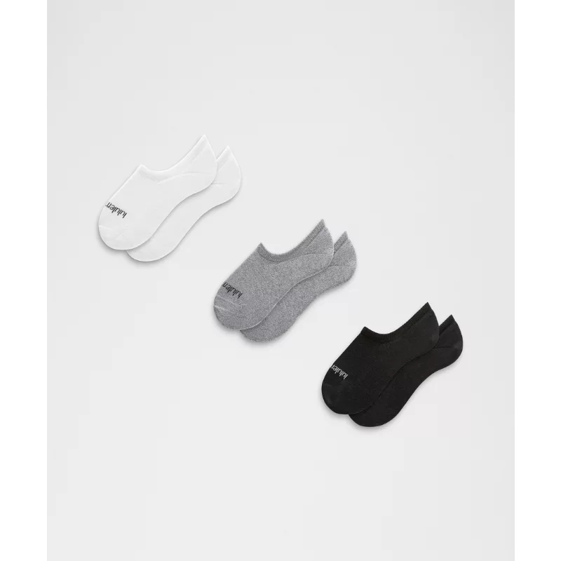 Unisex Daily Essential No-Show Socks 3 Pack