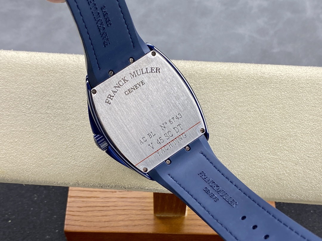 Swiss Franck Muller Framulan V45 Ceramic Yacht Model Blue 45mm
